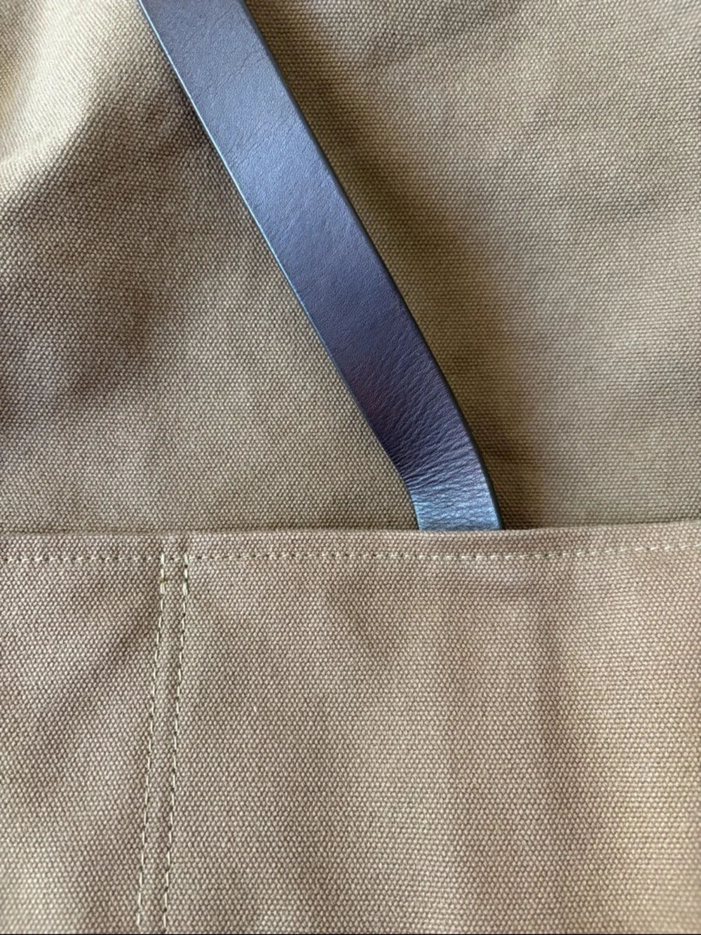 MAKR Carry Goods XLarge Canvas & Leather Farm Bag Tote Made in USA Tobacco/Brown